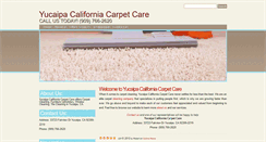 Desktop Screenshot of californiacarpetcare.biz